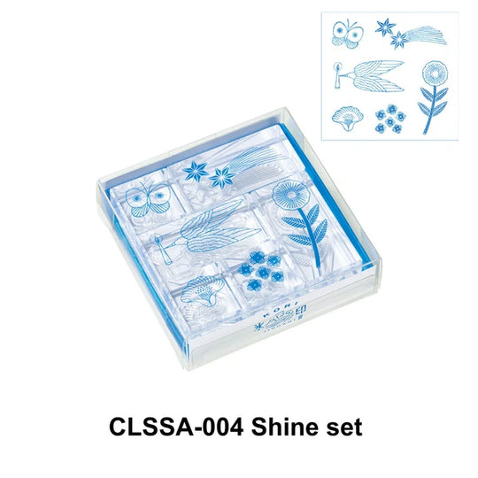 King Jim Stamp Clear Shine Set