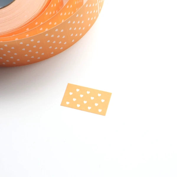 Label Heart Apricot