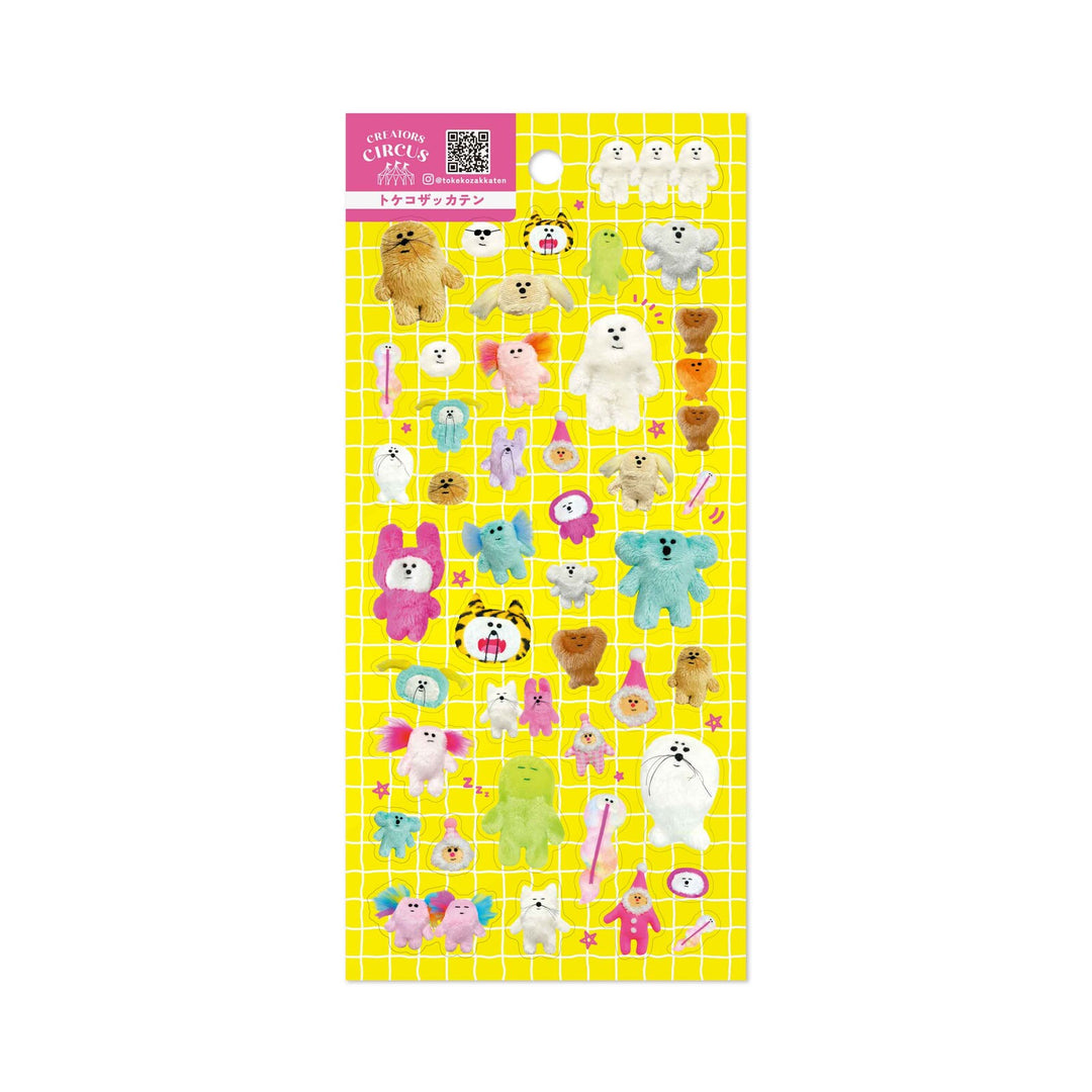 Frontier Creators Circus Transparent Sticker- Tokeko Zakkaten