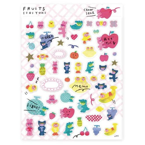 HYOGENSHA Stickers Seal - FRUITS Yuki Ito
