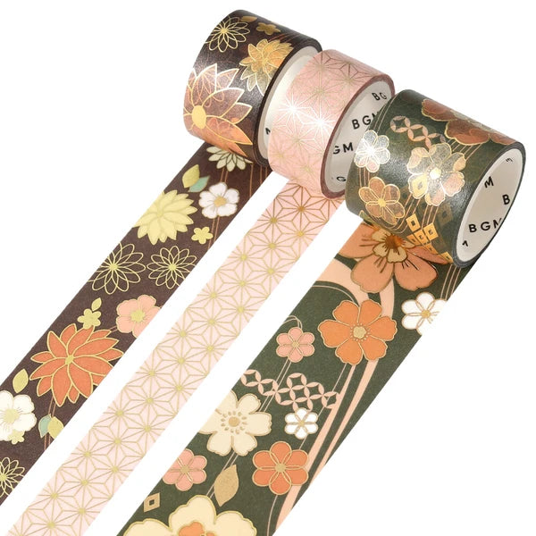 BGM Washi Tape The Colors of Japanese Dress - Dark Green