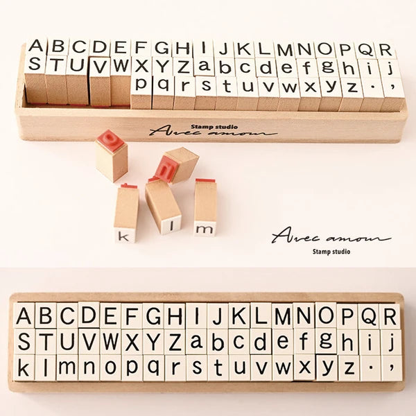 Stamp Studio Alphabet Stamp Upper And Lower Case Gothic