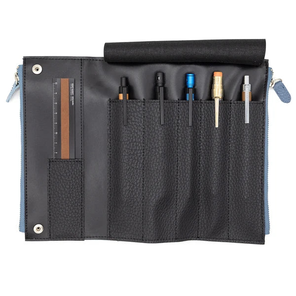 Luddite Pen Case - Blue Gray