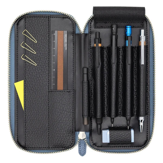 Luddite Pen Case - Blue Gray