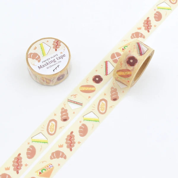 Papier Platz PUPUPU Washi Tape - Sandwich and Bread