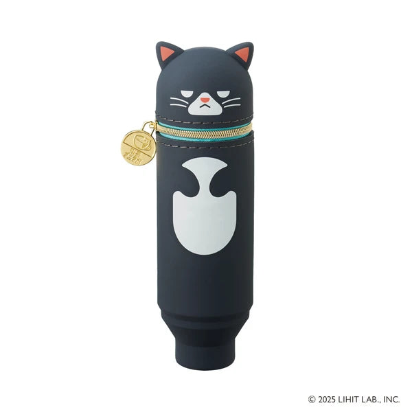 Lihit Lab Pen Case Coffee Shop Animals Japan Inbound Retro - Buchi Cat