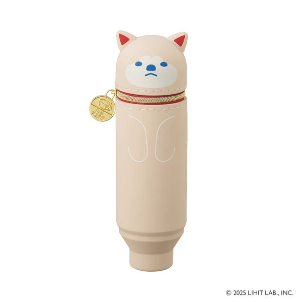 Lihit Lab Pen Case Coffee Shop Animals Japan Inbound Retro - Akita Inu