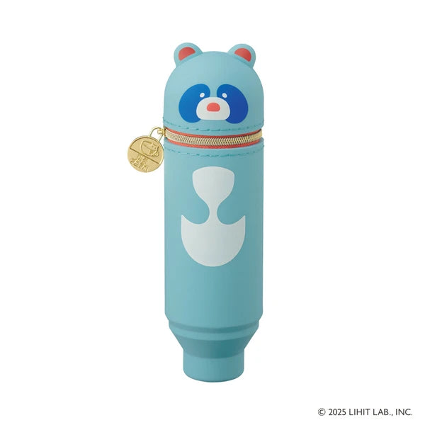 Lihit Lab Pen Case Coffee Shop Animals Japan Inbound Retro - Hondo Raccoon