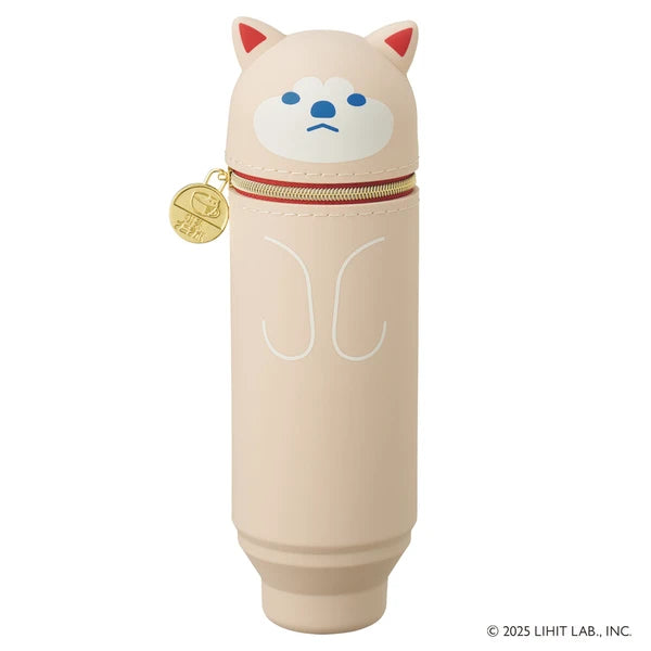 Lihit Lab Pen Case Coffee Shop Animals Japan Inbound Traditional Japanese-Style Café Retro - Akita Inu