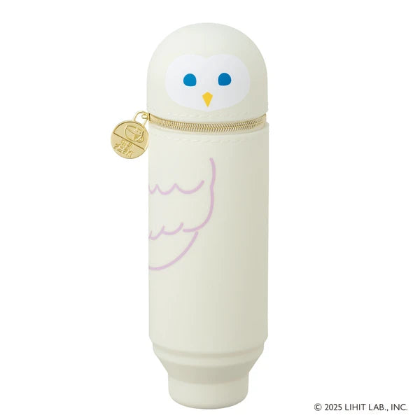 Lihit Lab Pen Case Coffee Shop Animals Japan Inbound Traditional Japanese-Style Café Retro - Ezo Owl