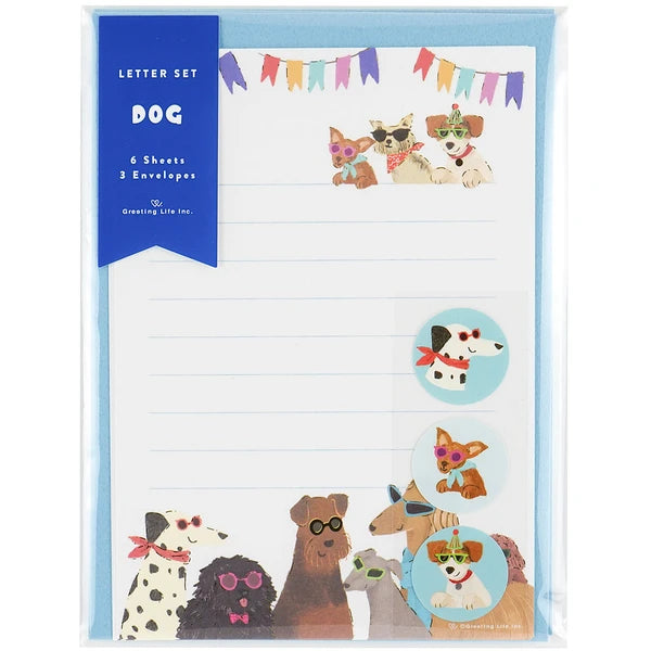 Greeting Life Letter Set- Dogs