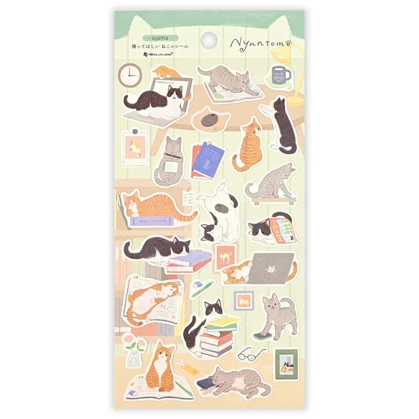 NB Co Stickers Large Kitten and Ojamama
