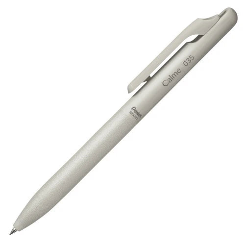 Pentel Calme Ballpoint Pen 0.35mm - Black Gray Barrel