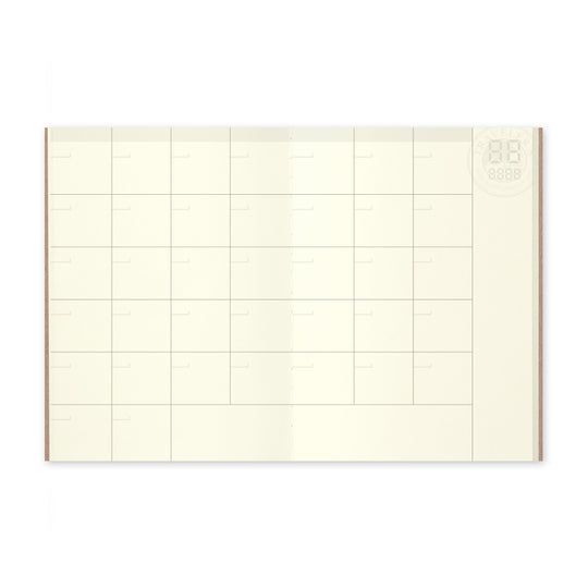TRAVELER'S notebook 006 Perpetual Monthly Planner - Passport