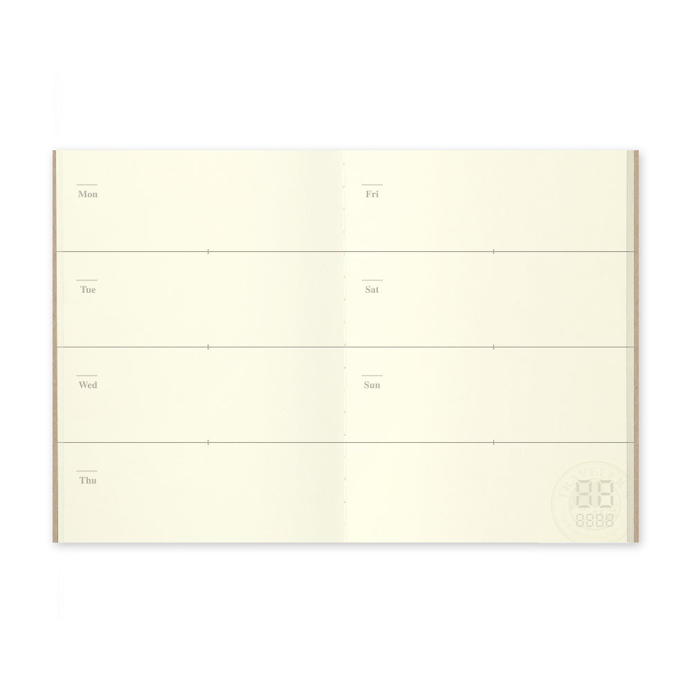 TRAVELER'S notebook 007 Perpetual Weekly Planner- Passport