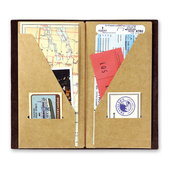 TRAVELER'S notebook 020 Kraft Folder Refill - Regular
