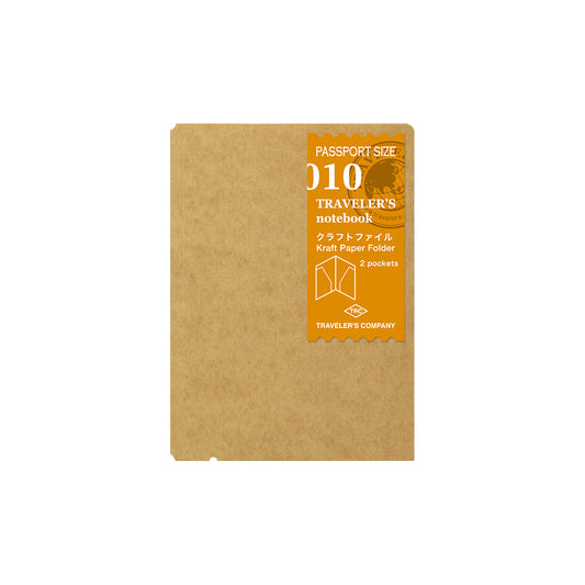 TRAVELER'S notebook 010 Kraft Folder- Passport