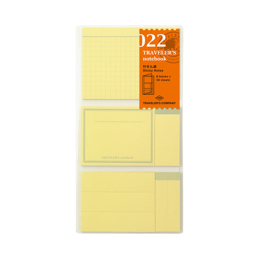 TRAVELER'S notebook 022 Sticky Memo Pad Refill - Regular