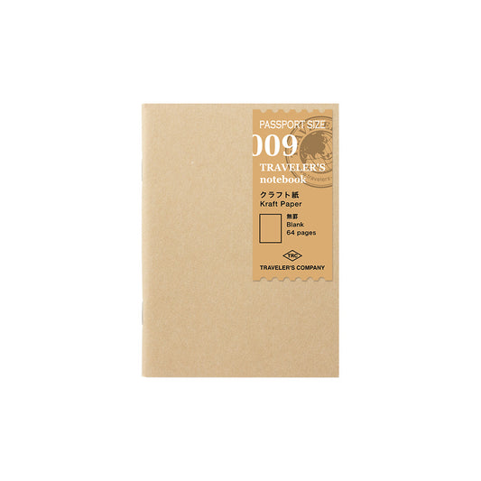 TRAVELER'S notebook 009 Kraft Paper- Passport