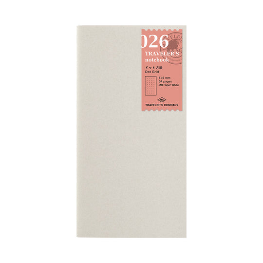 TRAVELER'S notebook 026 Dot Paper Refill - Regular