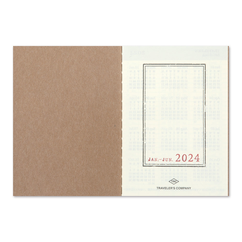 Traveler's Notebook 2024 Weekly Refill- Passport