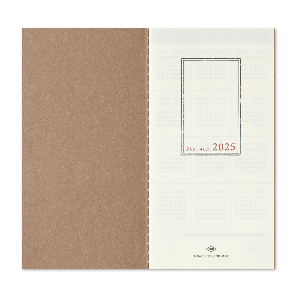 TRAVELER'S notebook 'Love and Trip'  Weekly + Memo 2025 Calendar Insert- Regular