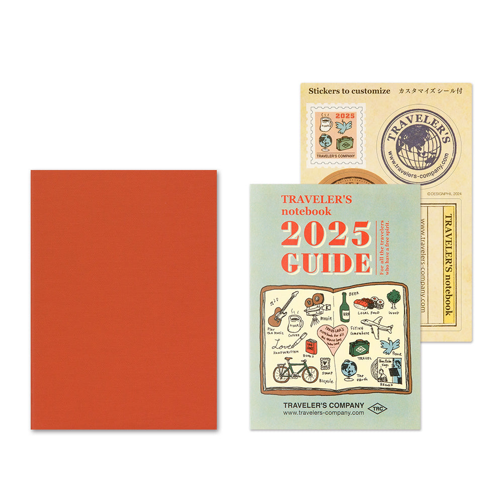 TRAVELER'S notebook 'Love and Trip' Monthly 2025 Calendar Insert- Passport