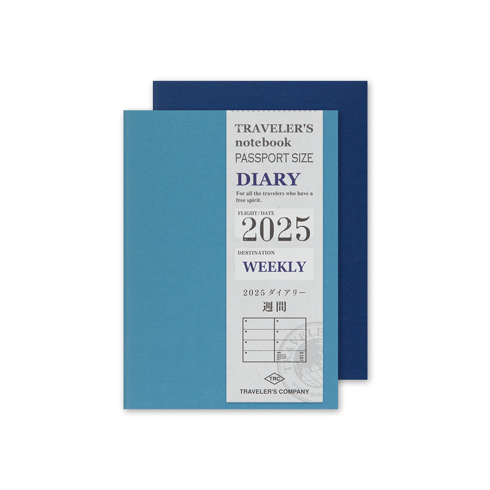 TRAVELER'S notebook 'Love and Trip' Weekly 2025 Calendar Insert- Passport