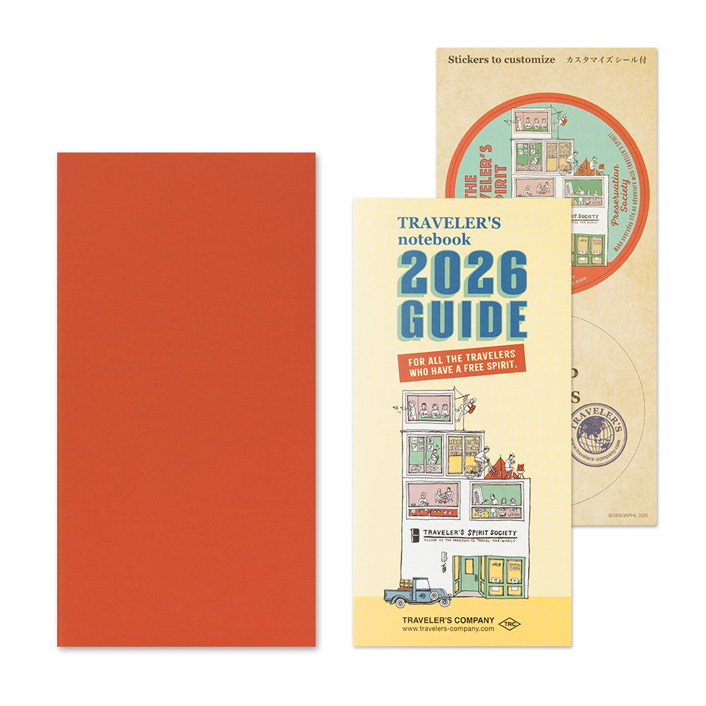 TRAVELER'S notebook Refill 2026 Monthly- Regular