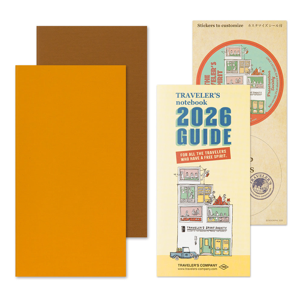 TRAVELER'S notebook Refill 2026 Weekly Vertical