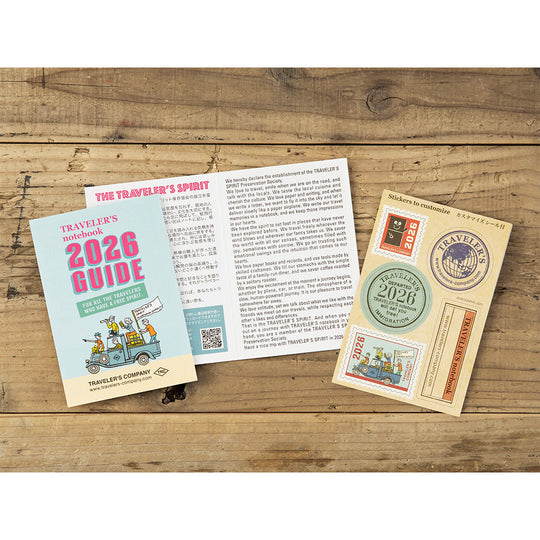 TRAVELER'S notebook Passport Size Refill 2026 Weekly