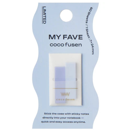 Kanmido Sticky Notes Fusen Kokofusen Mini Color MyFave - Blue