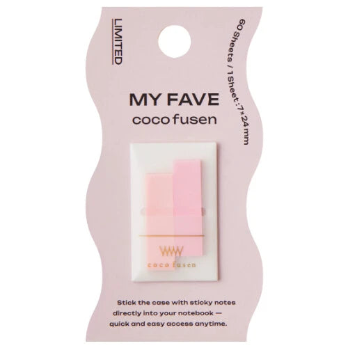 Kanmido Sticky Notes Fusen Kokofusen Mini Color MyFave - Pink