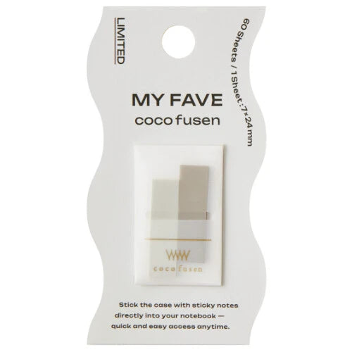 Kanmido Sticky Notes Fusen Kokofusen Mini Color MyFave - White