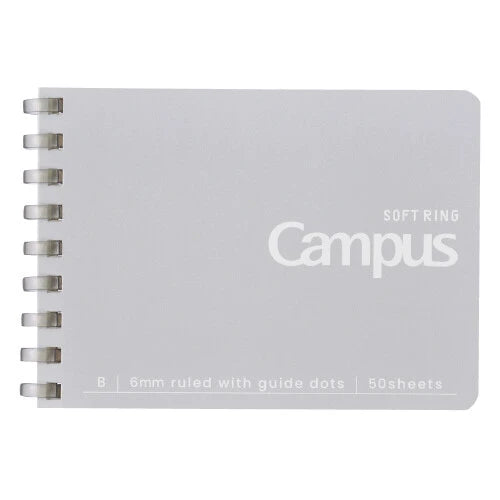 KOKUYO Notebook Campus Soft Ring Dot A7- Grey
