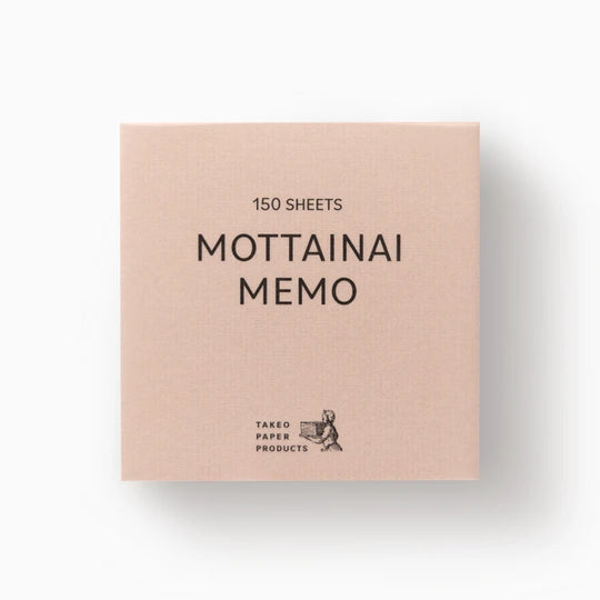 TAKEO PAPER PRODUCTS Mottaina Memo Jean Felt
