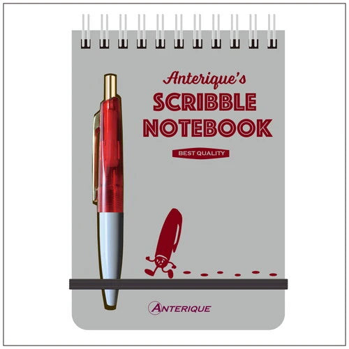 Anterique Scribble Notebook with Ballpoint Pen Red – Toronto Pen Shoppe