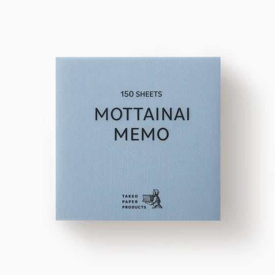 TAKEO PAPER PRODUCTS Mottaina Memo Assorted-25