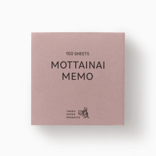 TAKEO PAPER PRODUCTS Mottaina Memo Assorted-26
