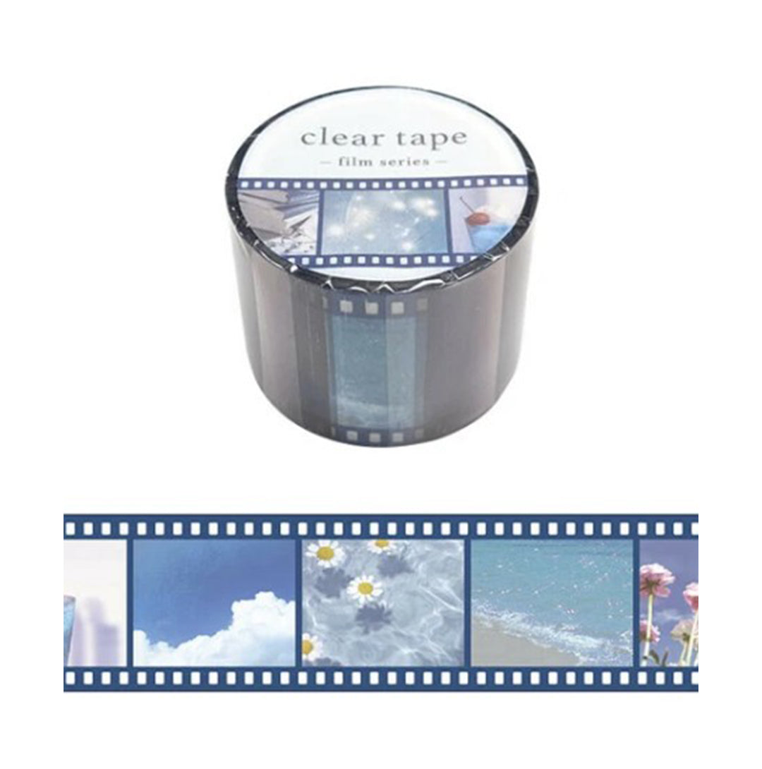 Mind Wave Washi Tape Clear 30mm Width Film Blue