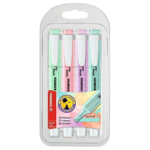 STABILO Highlighter Swing Cool Set- Pastel