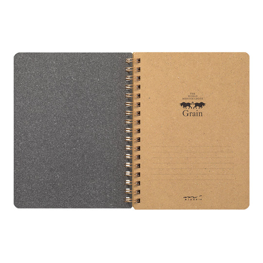 WM Ring Notebook Grain <B6 Variant> Black