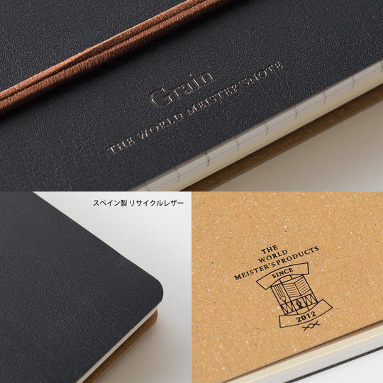 WM Ring Notebook Grain <B6 Variant> Black