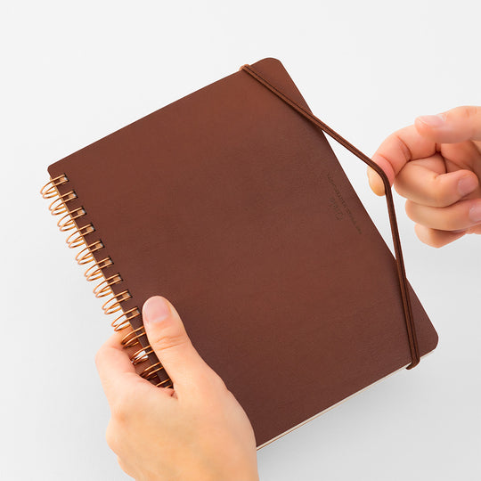 WM Ring Notebook Grain <B6 Variant> Dark Brown