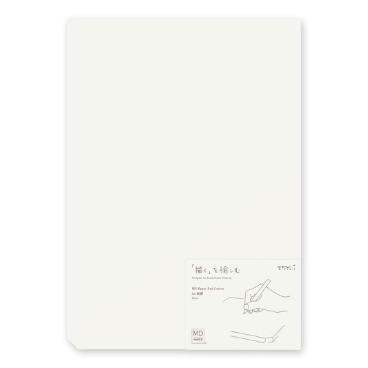 Midori Paper Pad Cotton A4 - Blank