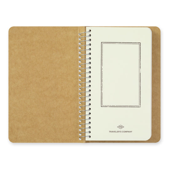TRC SPIRAL RING NOTEBOOK <A6 Slim> MD White