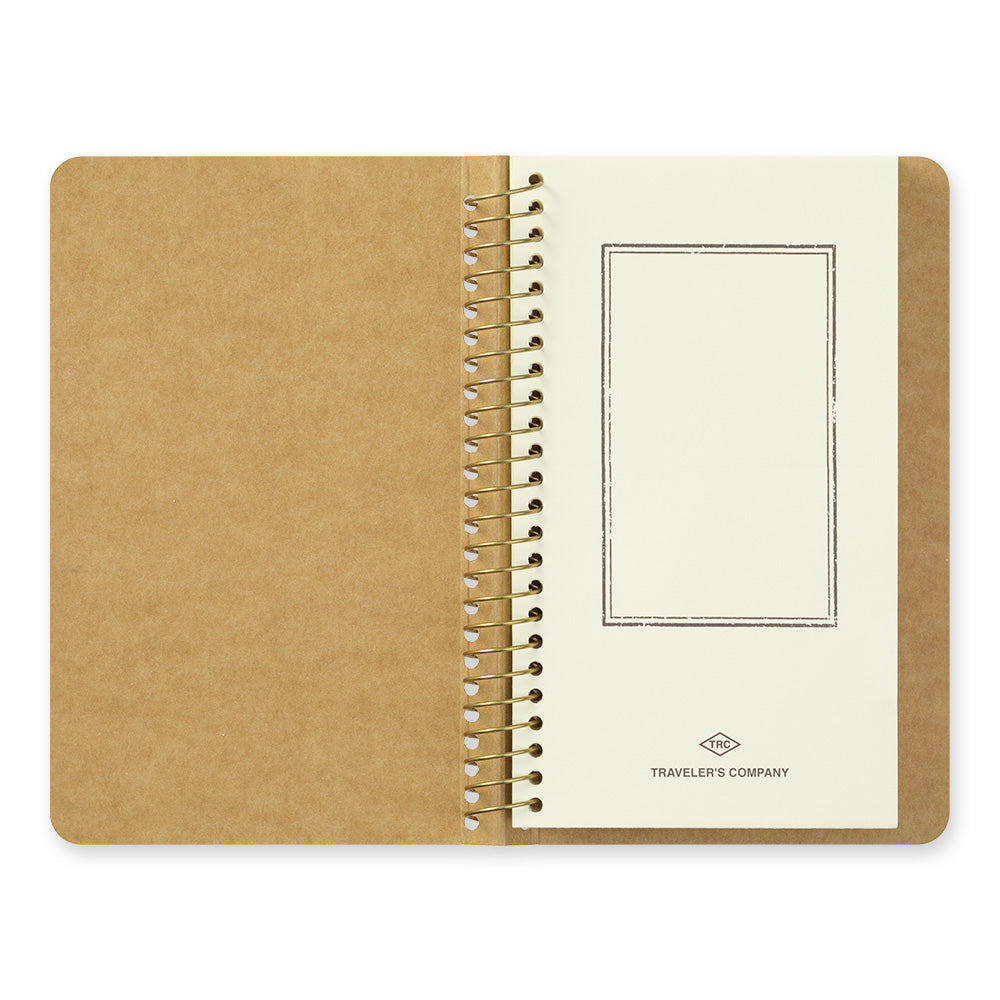 TRC SPIRAL RING NOTEBOOK <A6 Slim> Paper Pocket