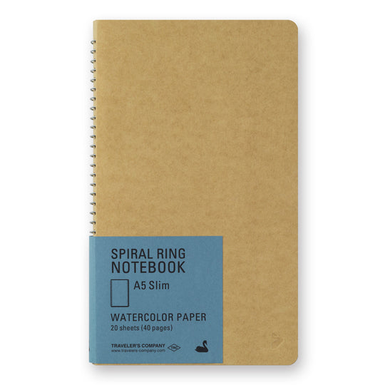 TRC SPIRAL RING NOTEBOOK <A5 Slim> Watercolor Paper