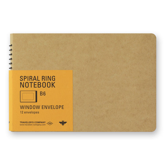 TRC SPIRAL RING NOTEBOOK <B6> Window Envelop