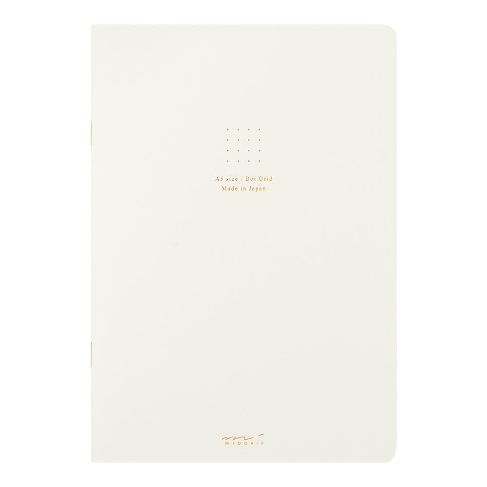 Midori Notebook <A5> Color Dot Grid White